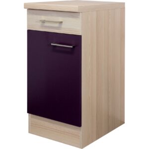 Flex-Well Unterschrank Focus/Aubergine 40 cm