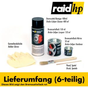 raid hp Bremssattellack (6-teilig) grün