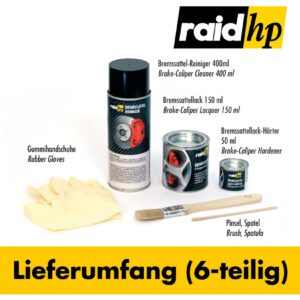 raid hp Bremssattellack (6-teilig) weiß