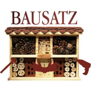 Dobar Landhaus Komfort Bausatz für Insektenhotel