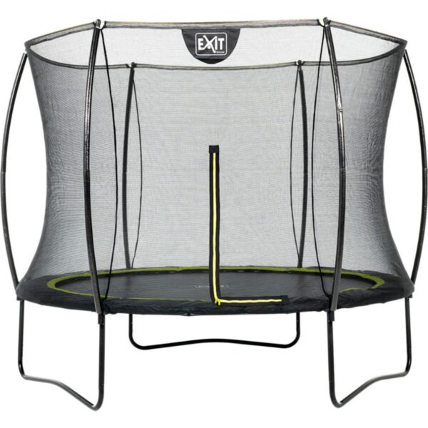 EXIT Silhouette Trampolin + Sicherheitsnetz 305 (10ft) Schwarz