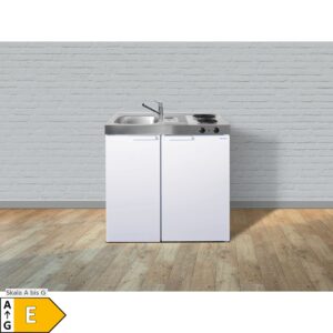 Stengel Küchen Kitchenline MK 90 weiß - Elektrokochfeld rechts