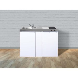 Stengel Küchen Kitchenline MK 120 weiß - Glaskeramikkochfeld rechts