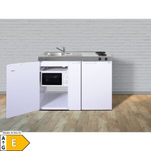 Stengel Küchen Kitchenline MKM 120 A weiß - Elektrokochfeld links