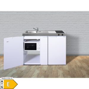 Stengel Küchen Kitchenline MKM 120 A weiß - Glaskeramikkochfeld rechts