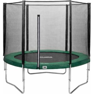 Salta Trampoline - Combo Set - Ø251cm - Trampoline mit Sicherheitsnetz - Schutzrand Farbe: grün