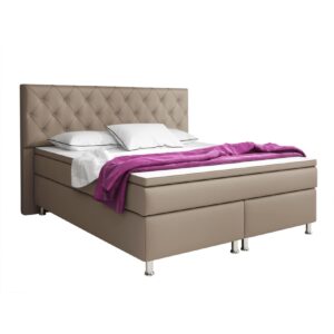 Inter Handels Boxspringbett Turin 180x200 cm muddy