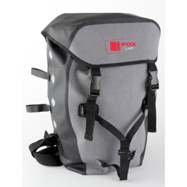 Fox Line Rucksack wasserdicht schwarz/grau