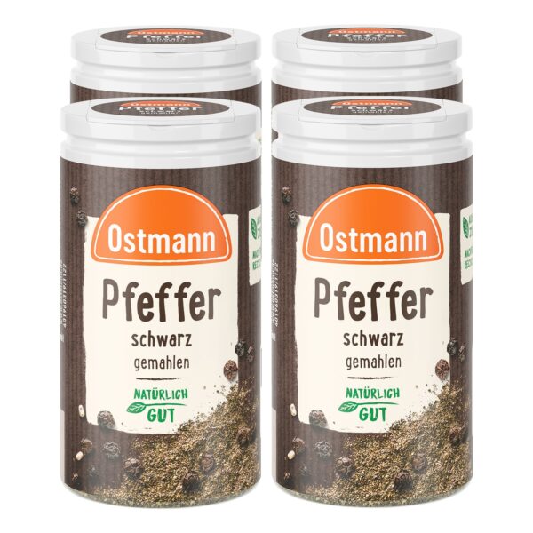 Ostmann Pfeffer schwarz gemahlen Streuer 40 g