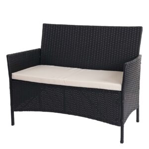 Poly-Rattan Gartenbank Hamar