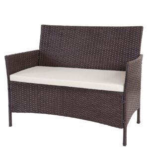 Poly-Rattan Gartenbank Hamar