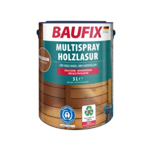 BAUFIX Multispray Holzlasur nussbaum seidenglänzend