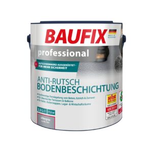 BAUFIX professional Anti-Rutsch Bodenbeschichtung silbergrau matt