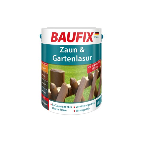 BAUFIX Zaun- und Gartenlasur graphitgrau