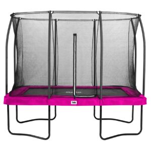 Salta Trampoline - Comfort Edition - rechteckig - 214 x 305cm - 7x10ft - Schutzrand pink