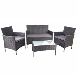 Poly-Rattan Garten-Garnitur MCW-D82