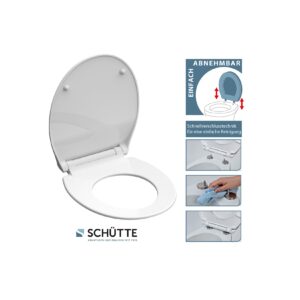 Schütte Duroplast WC-Sitz Slim White