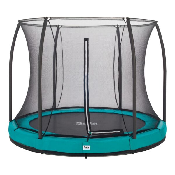 Salta Trampoline - Comfort Edition Ground - rund - Ø183cm - Schutzrand Grün