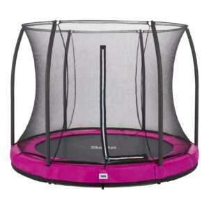 Salta Trampoline - Comfort Edition Ground - rund - Ø183cm - Schutzrand Pink