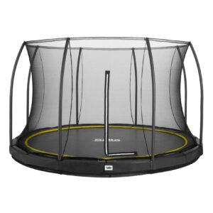 Salta Trampoline - Comfort Edition Ground - rund - Ø396cm - Schutzrand Schwarz