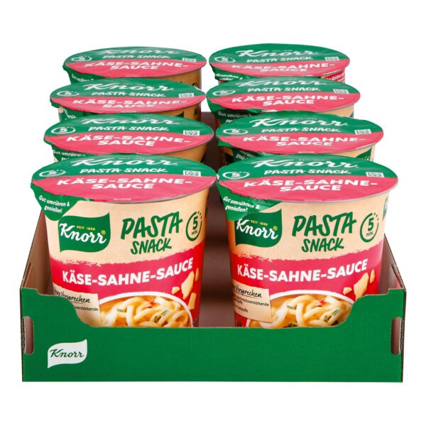 Knorr Snack Becher Spaghetti in Käse-Sahne-Sauce 71 g