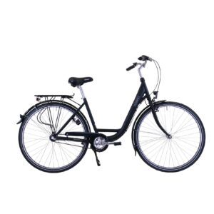 Hawk City Wave Premium Black Damen 28" Fahrrad mit 3-Gang Shimano Nabenschaltung