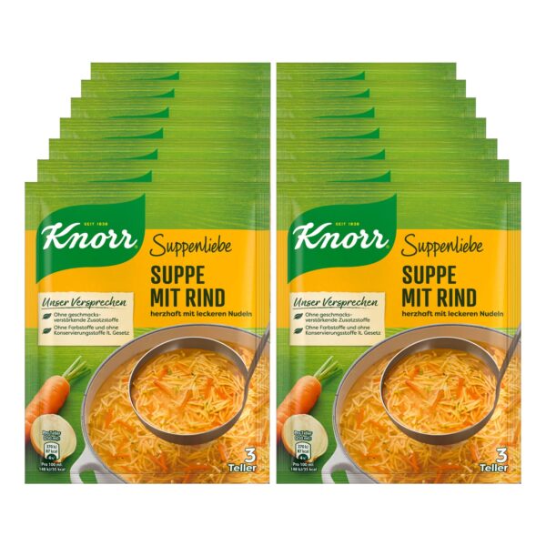 Knorr Suppenliebe Rindfleischsuppe ergibt 0