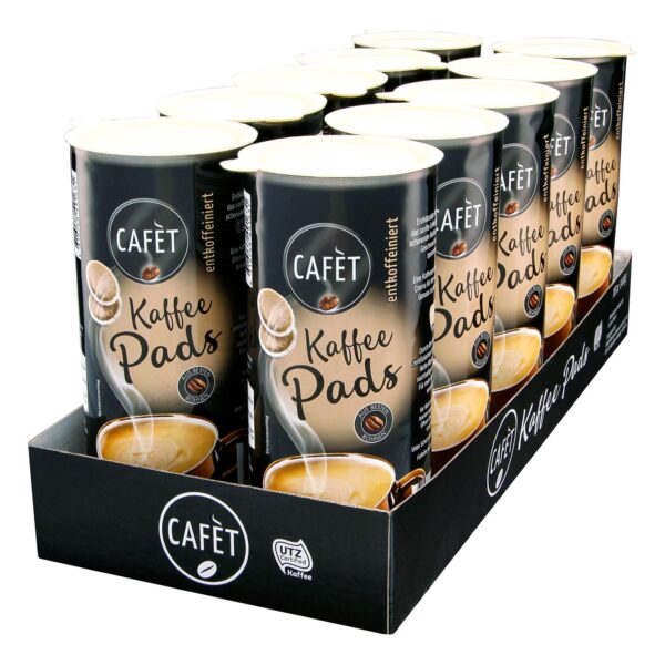 Cafet Entkoffeinierte Pads 144 g