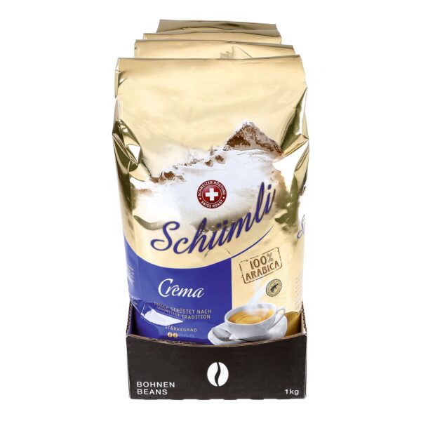 Schweizer Schümli Crema ganze Kaffeebohnen 1 kg