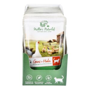 Müllers Naturhof Katzennahrung Gans & Huhn 100 g