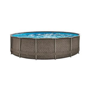 Summer Waves Active Frame Ø457x106 cm rattan braun