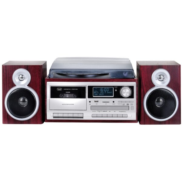 Trevi TT 1072 DAB Stereo Turntable System mit Digital DAB holzpotik