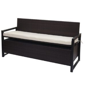 Poly-Rattan 3er Sitzbank MCW-F39