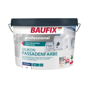 BAUFIX professional Silikon Fassadenfarbe weiss stumpfmatt