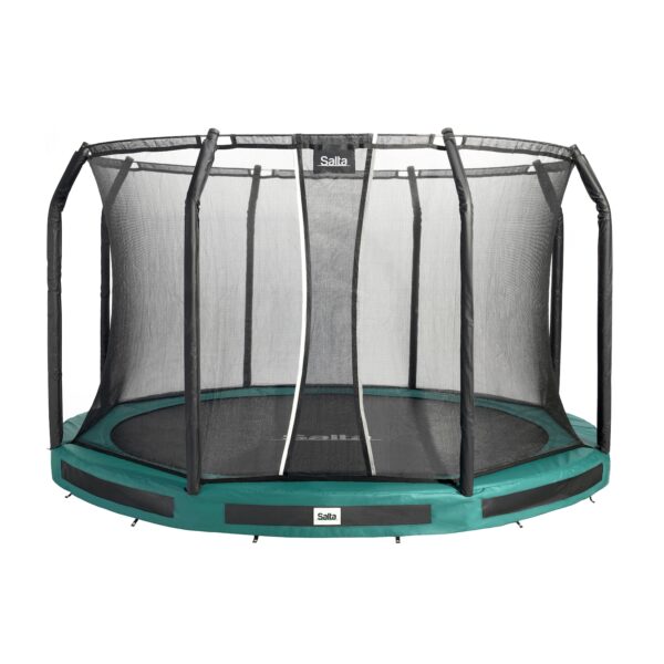 SALTA Premium Ground Trampolin ca. 396 cm - Rund Grün - versch. Ausführungen