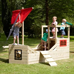 TP Toys Holz Piratenschiff Spielplatz Galleon