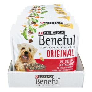 PURINA BENEFUL Original Hundefutter trocken mit Rind und Gartengemüse 1