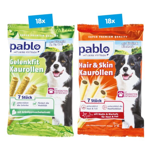 Pablo Hundesnack Kaurollen 175 g