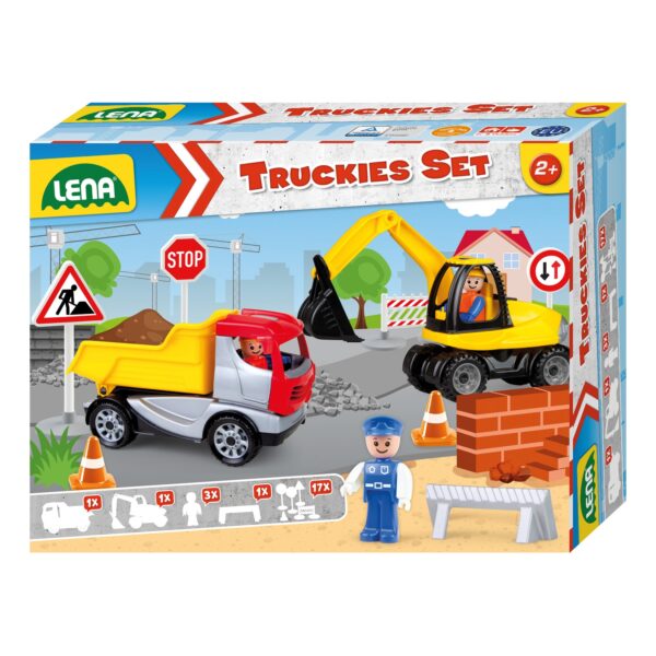 Truckies Set Baustelle