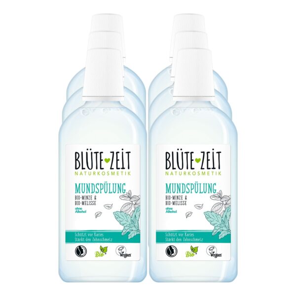 BLÜTE-ZEIT Mundspülung Bio Minze 500 ml