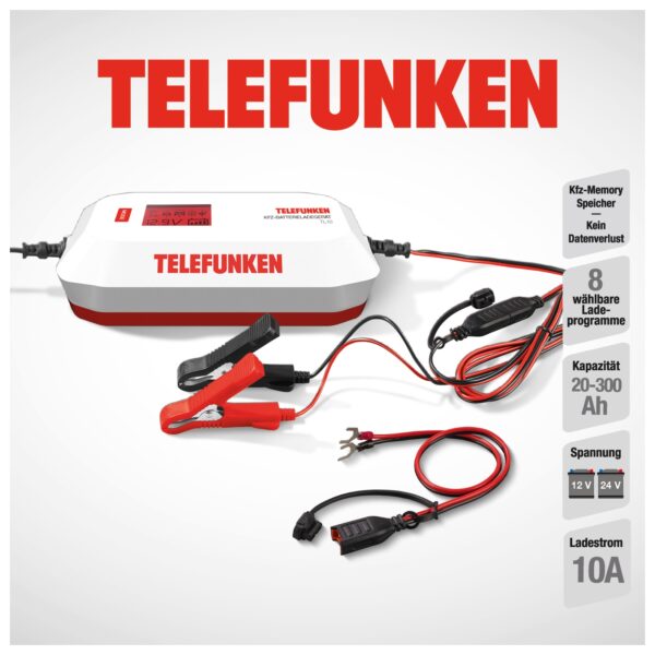 Telefunken Kfz-Batterieladegerät - versch. Ausführungen