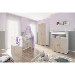 nonjoo. Babyzimmer Hanna Set 3: best. aus Babybett