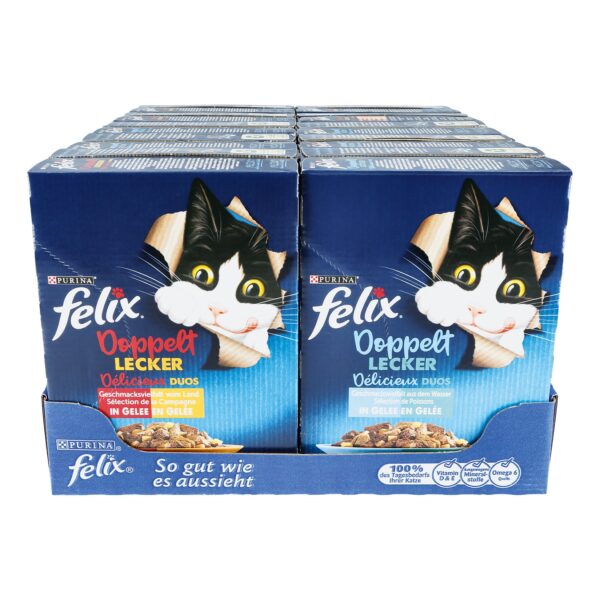 Felix Katzennahrung Doppelt Lecker 12 x 85 g