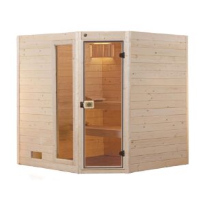 weka Massivholz-Sauna VALIDA Gr. 2 Sparset Eck 7