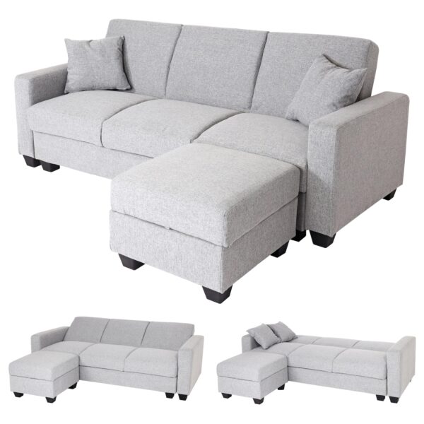 Sofa MCW-H47 mit Ottomane