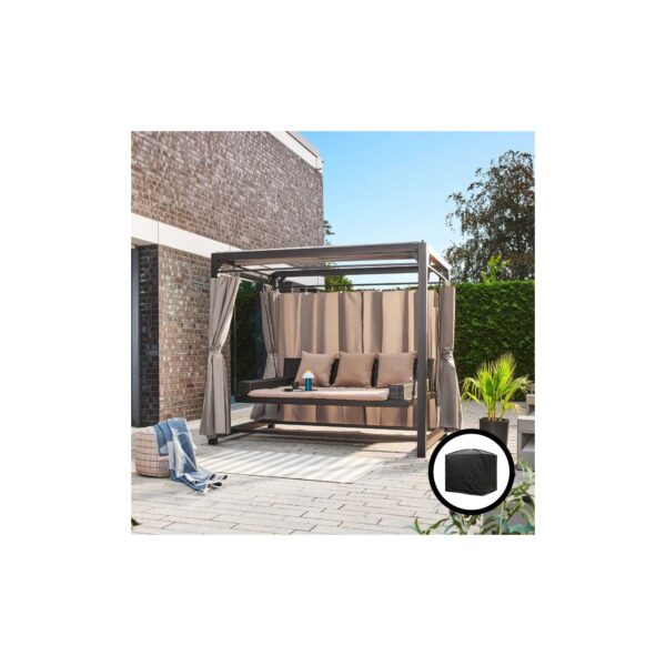 Home Deluxe Pavillon Gartenliege PROVENCE - mit Abdeckung