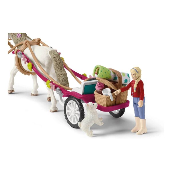 Schleich 42467 Spielfigur Horse Club Kutsche für Pferdeshow für Kinder ab 5 Jahren