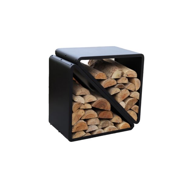 Westmann Stahl Kaminholzregal Holzlager schwarz 57x36x56 cm