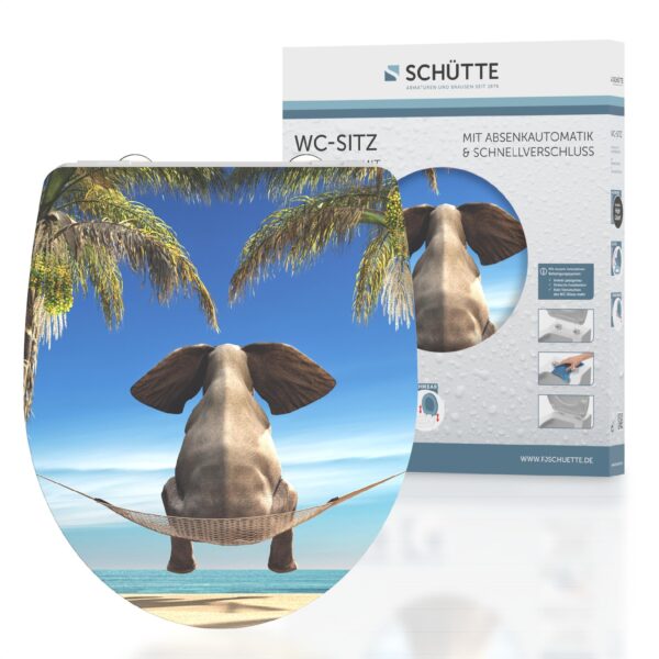 Schütte Duroplast HG WC Sitz HAPPY ELEPHANT