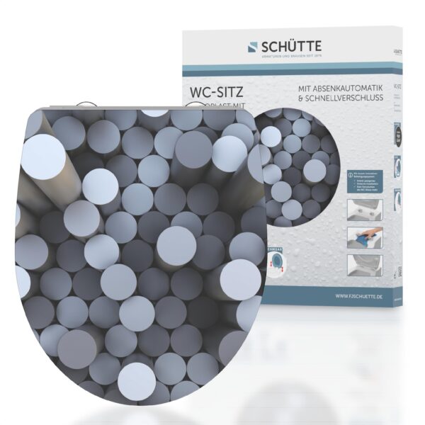 Schütte Duroplast HG WC Sitz ROUND DIPS